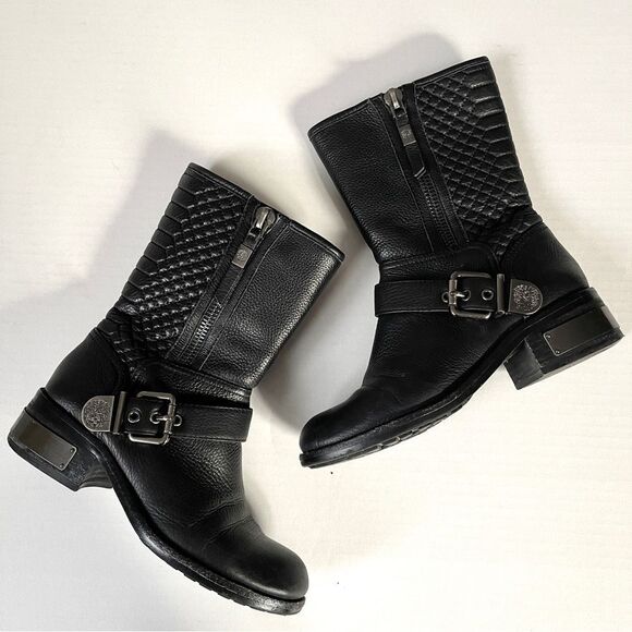 Womens Vince Camuto Mid-Calf Boots, Black size 6.5 - Picture 3 of 11